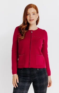 Cardigan zippé -