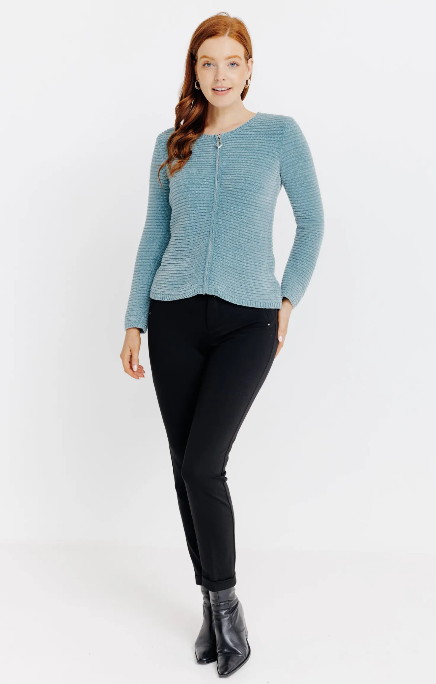 Cardigan zippé -