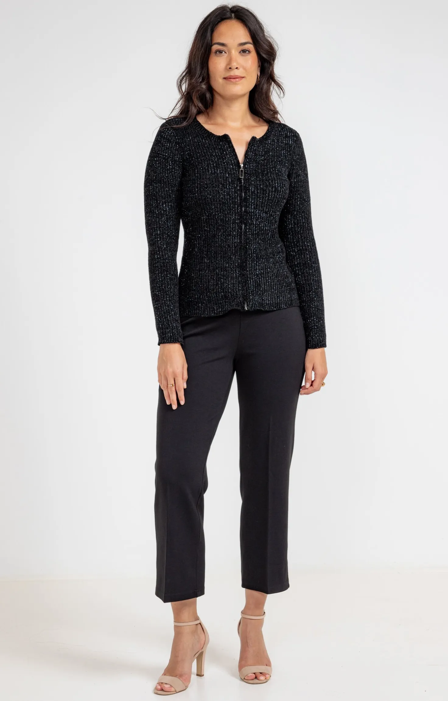 Cardigan zippé -