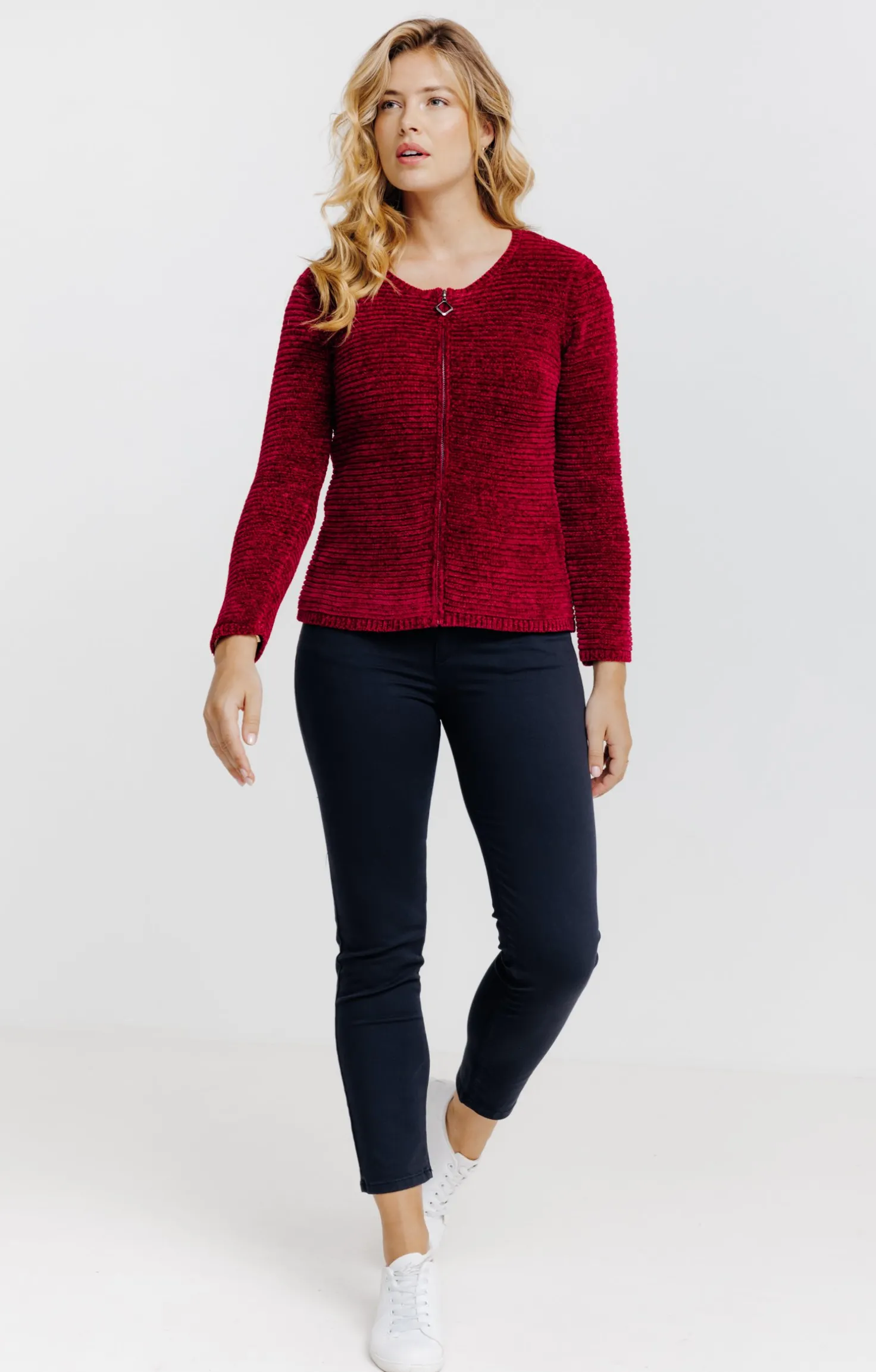 Cardigan zippé -