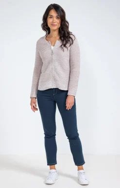 Cardigan zippé -