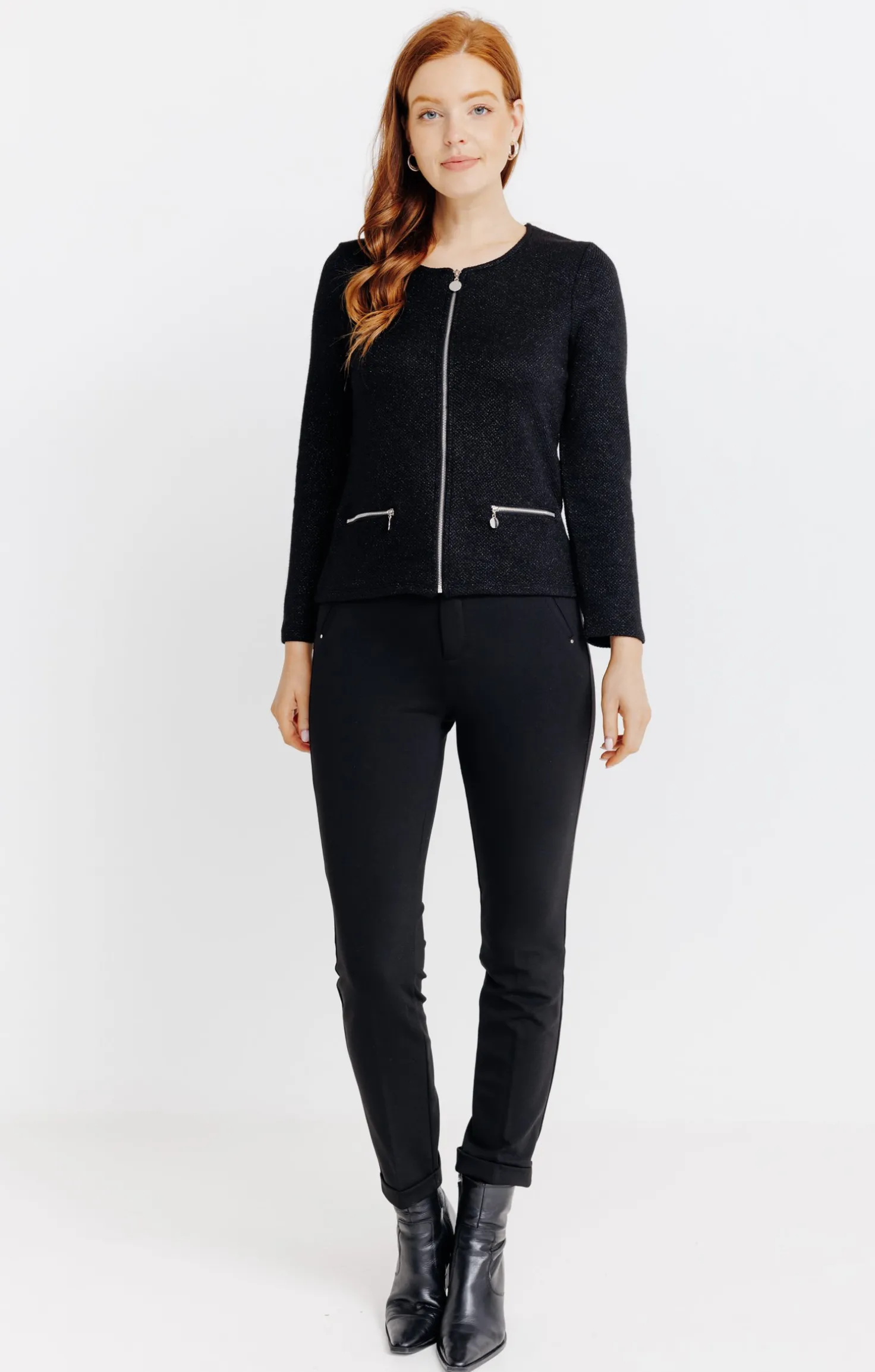 Cardigan zippé -