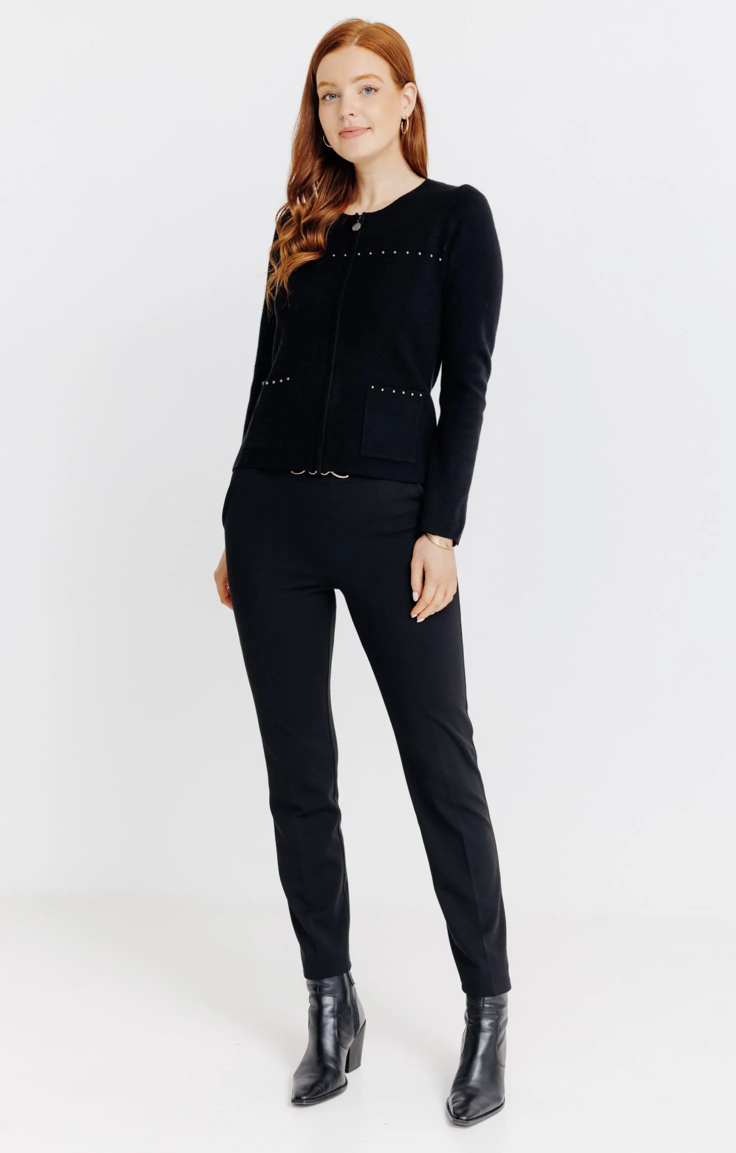 Cardigan zippé -