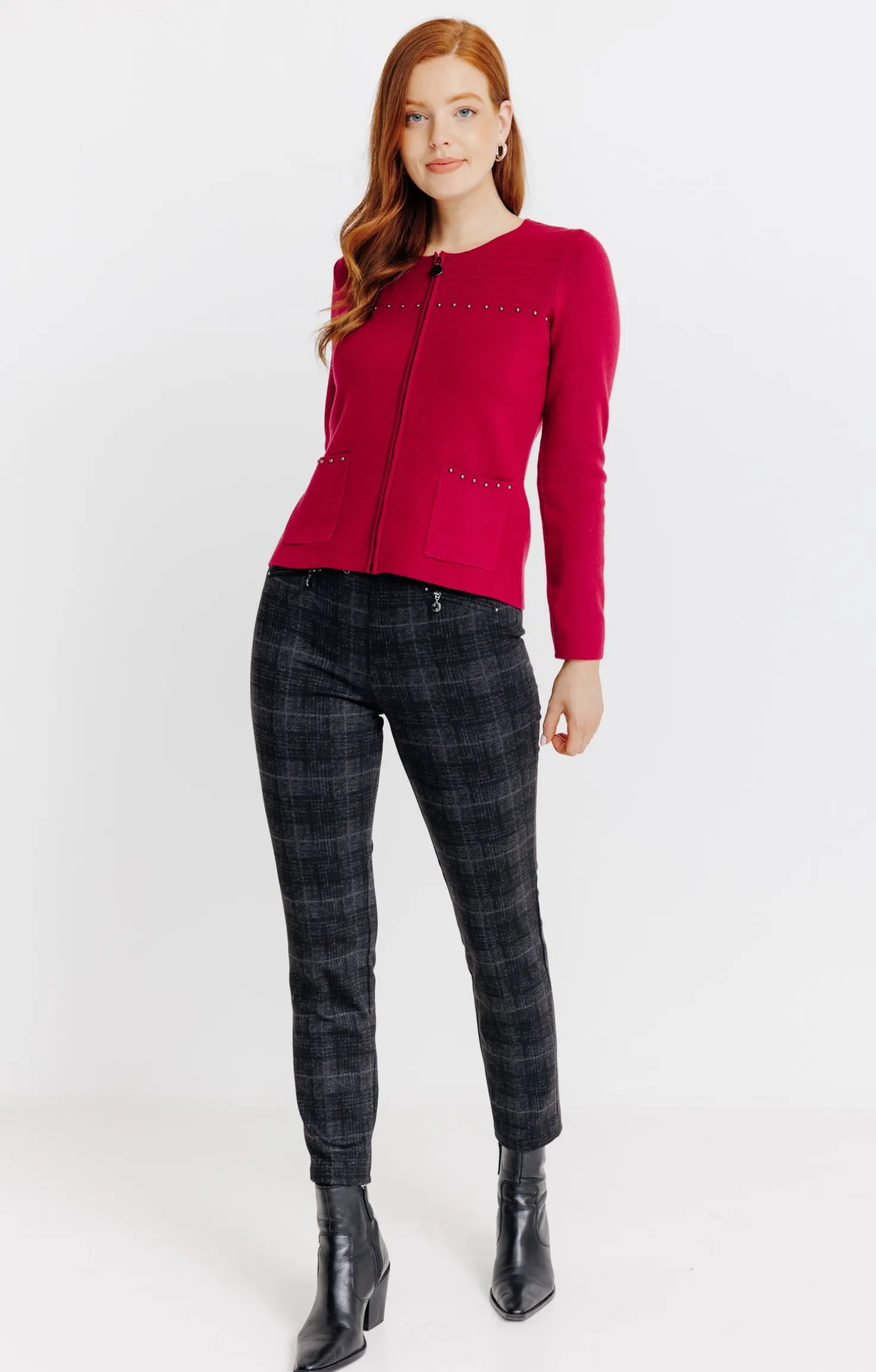 Cardigan zippé -