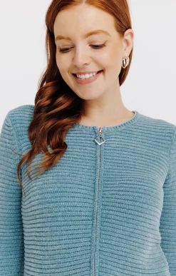 Cardigan zippé -