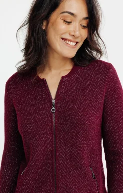 Cardigan zippé -