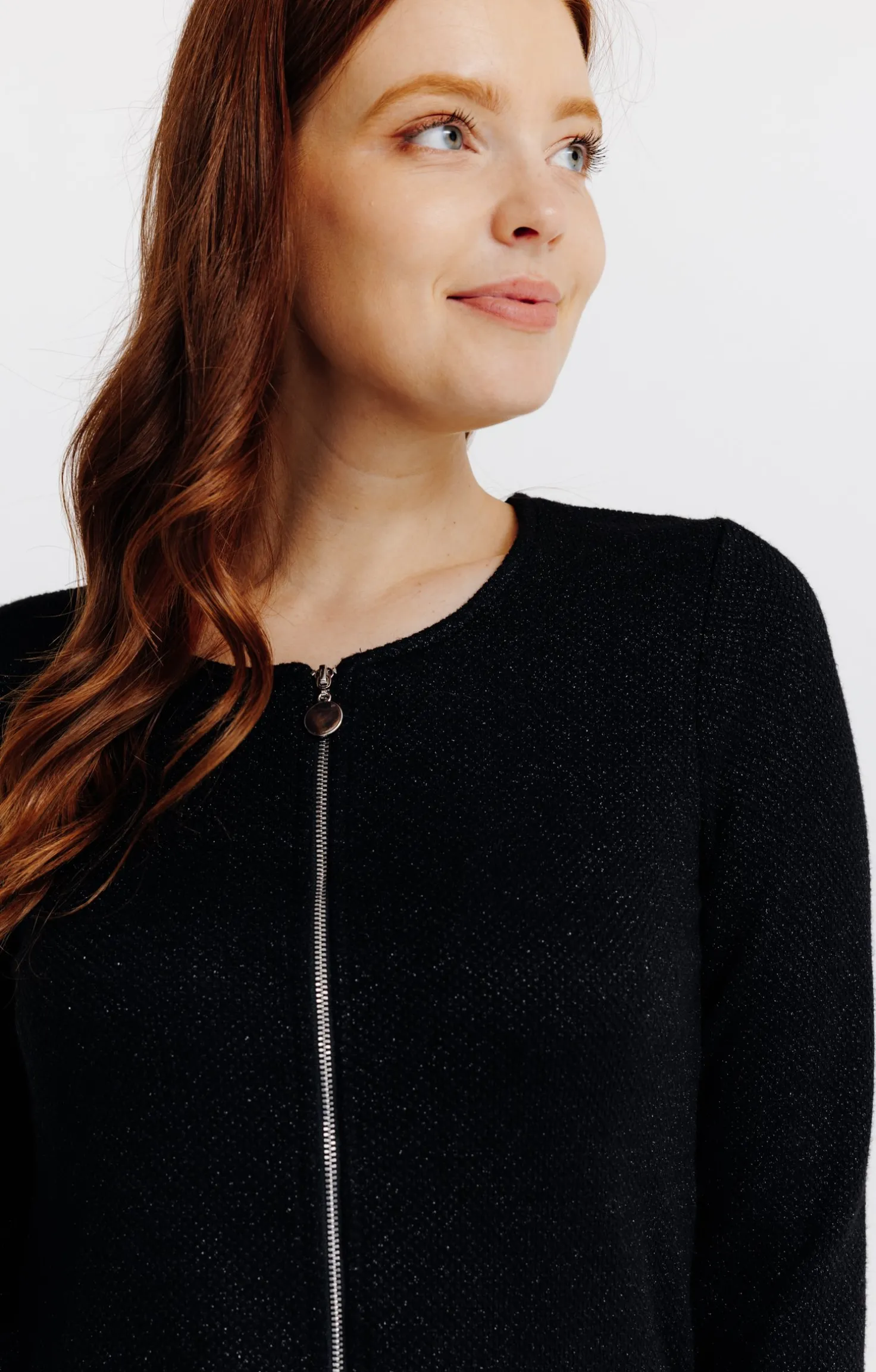 Cardigan zippé -