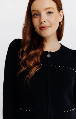 Cardigan zippé -