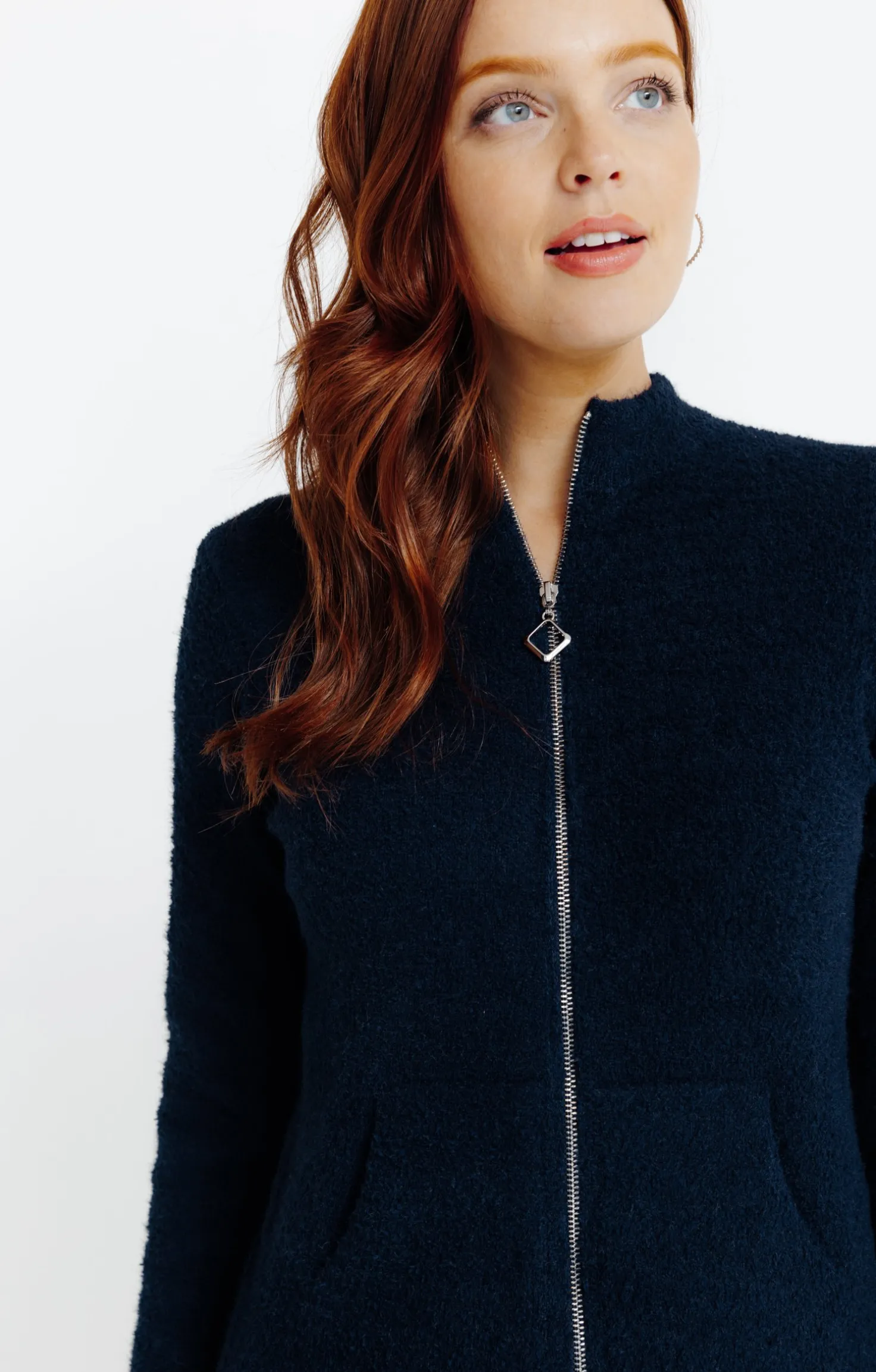 Cardigan zippé -