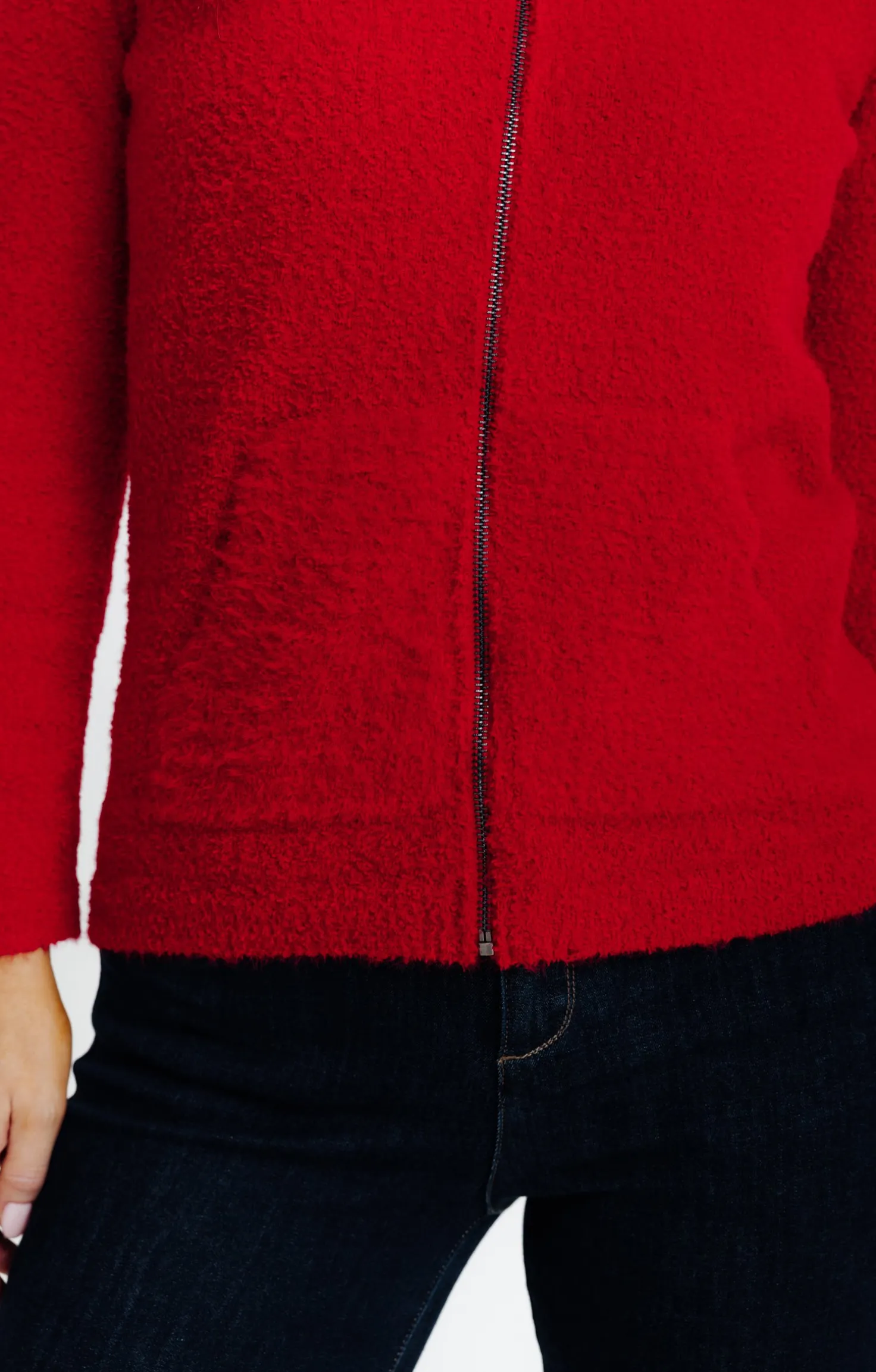 Cardigan zippé -