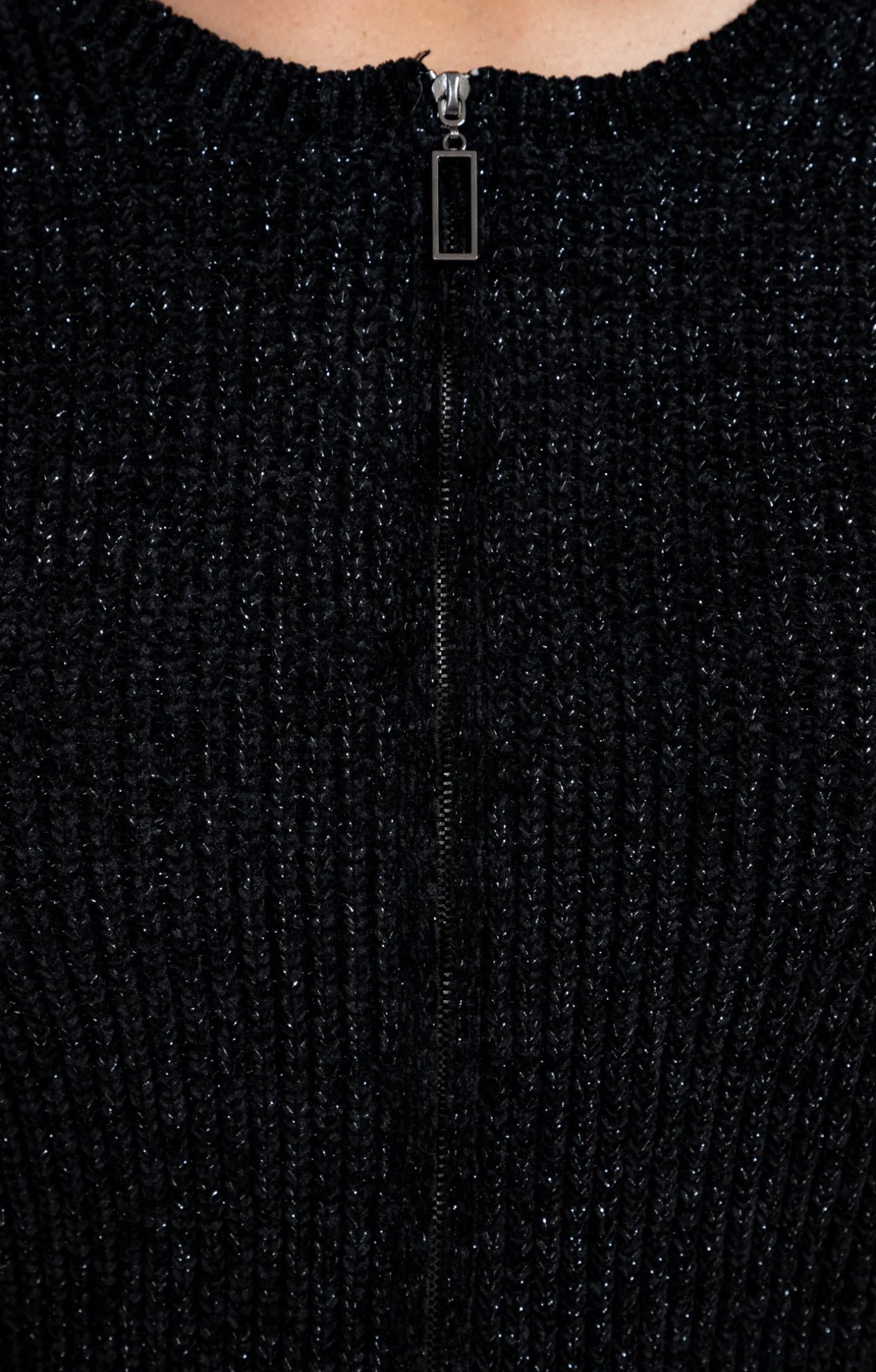 Cardigan zippé -