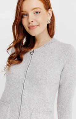 Cardigan zippé -