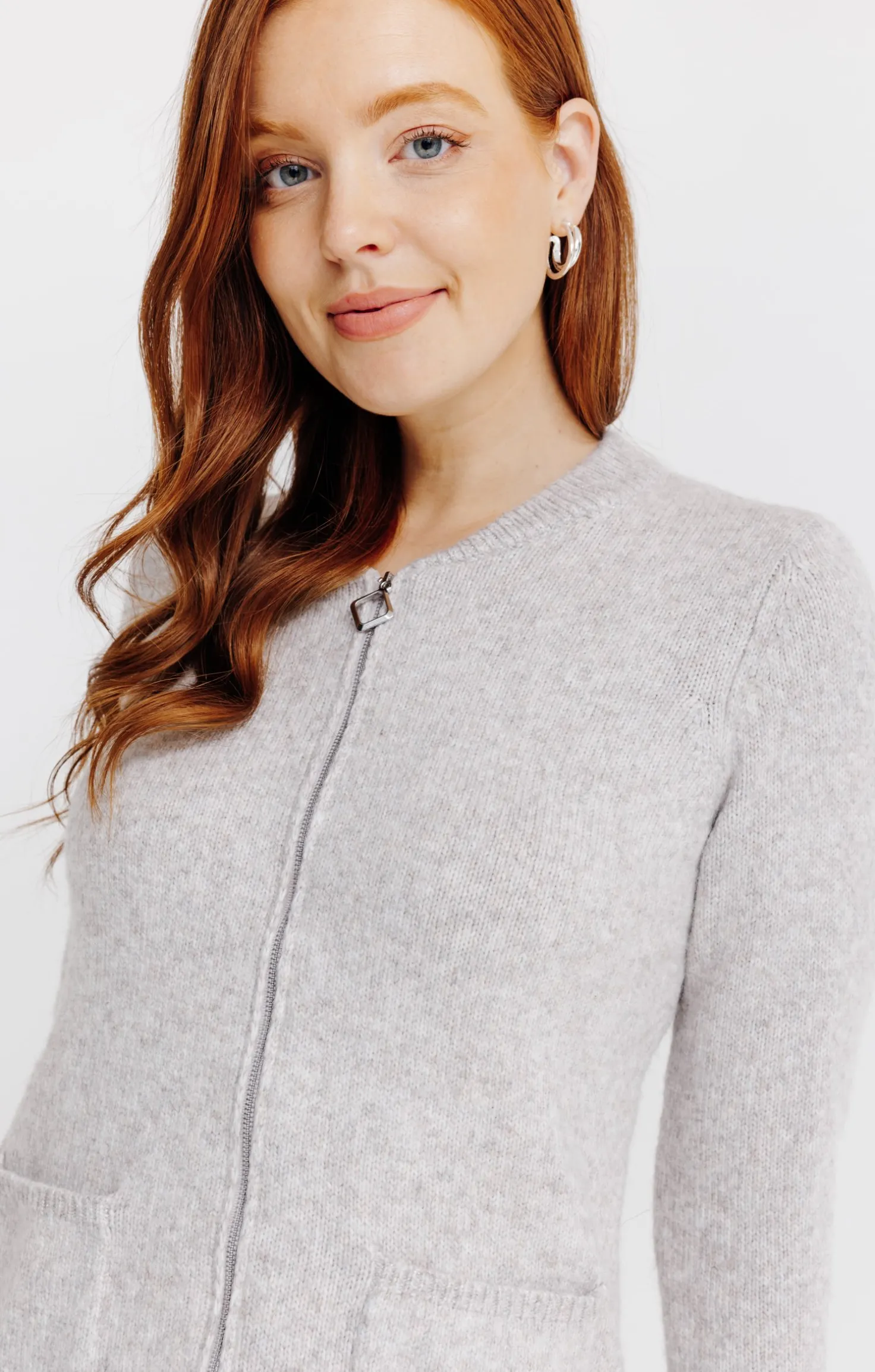 Cardigan zippé -