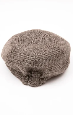 CASQUETTE PLATE CARREAUX -