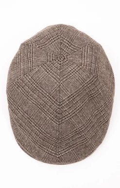 CASQUETTE PLATE CARREAUX -