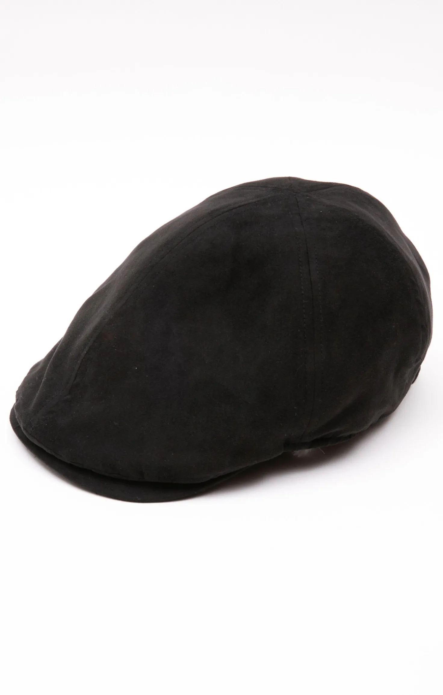 CASQUETTE PLATE SUEDINE -