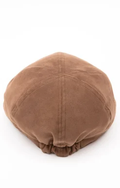 CASQUETTE PLATE SUEDINE -