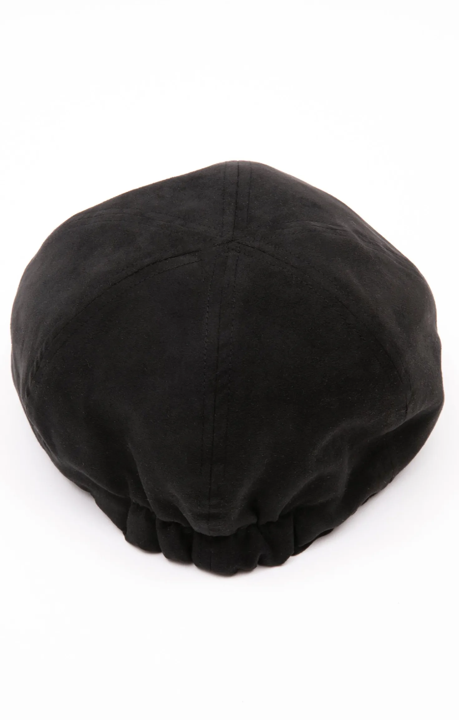 CASQUETTE PLATE SUEDINE -