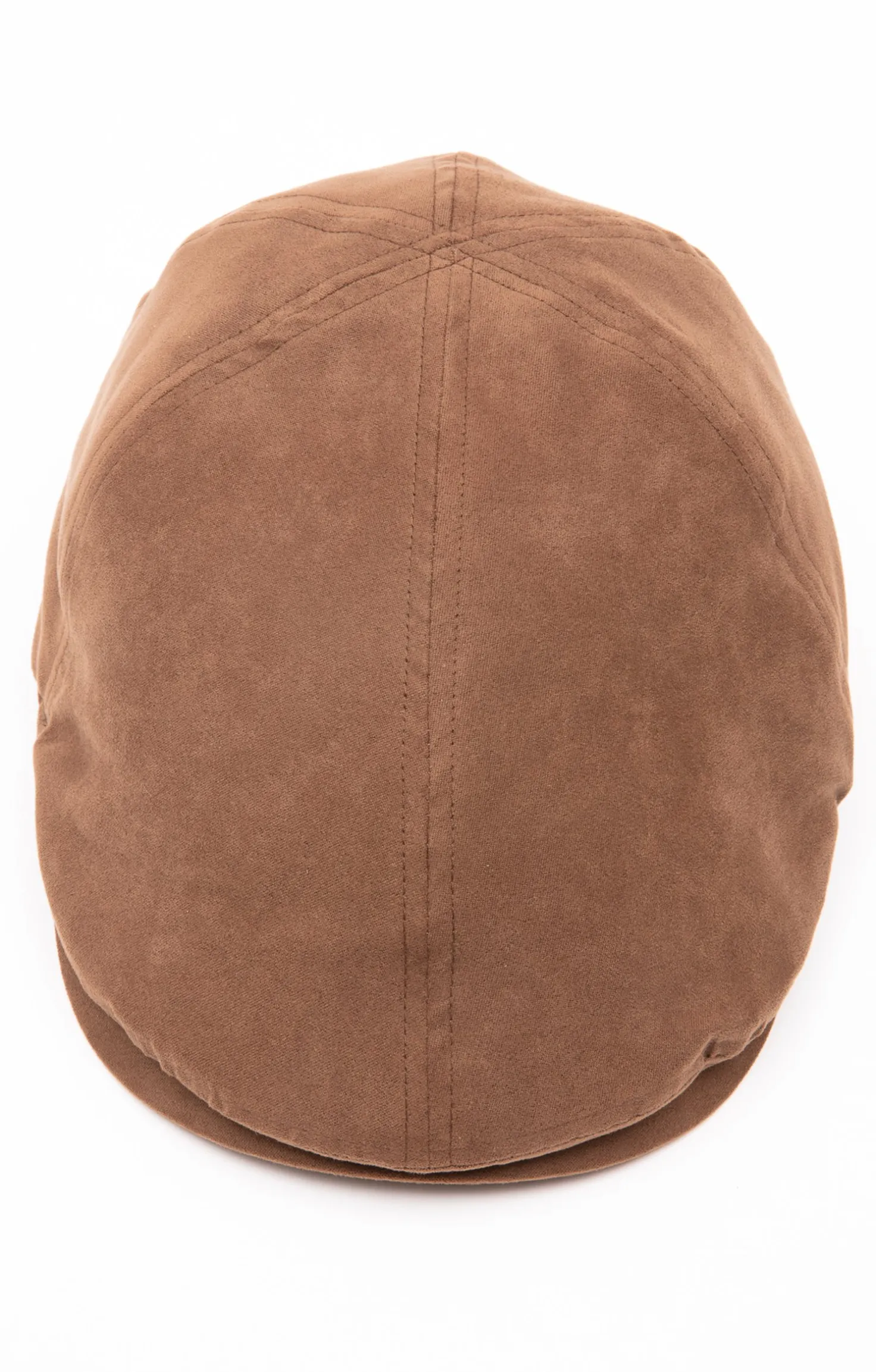 CASQUETTE PLATE SUEDINE -