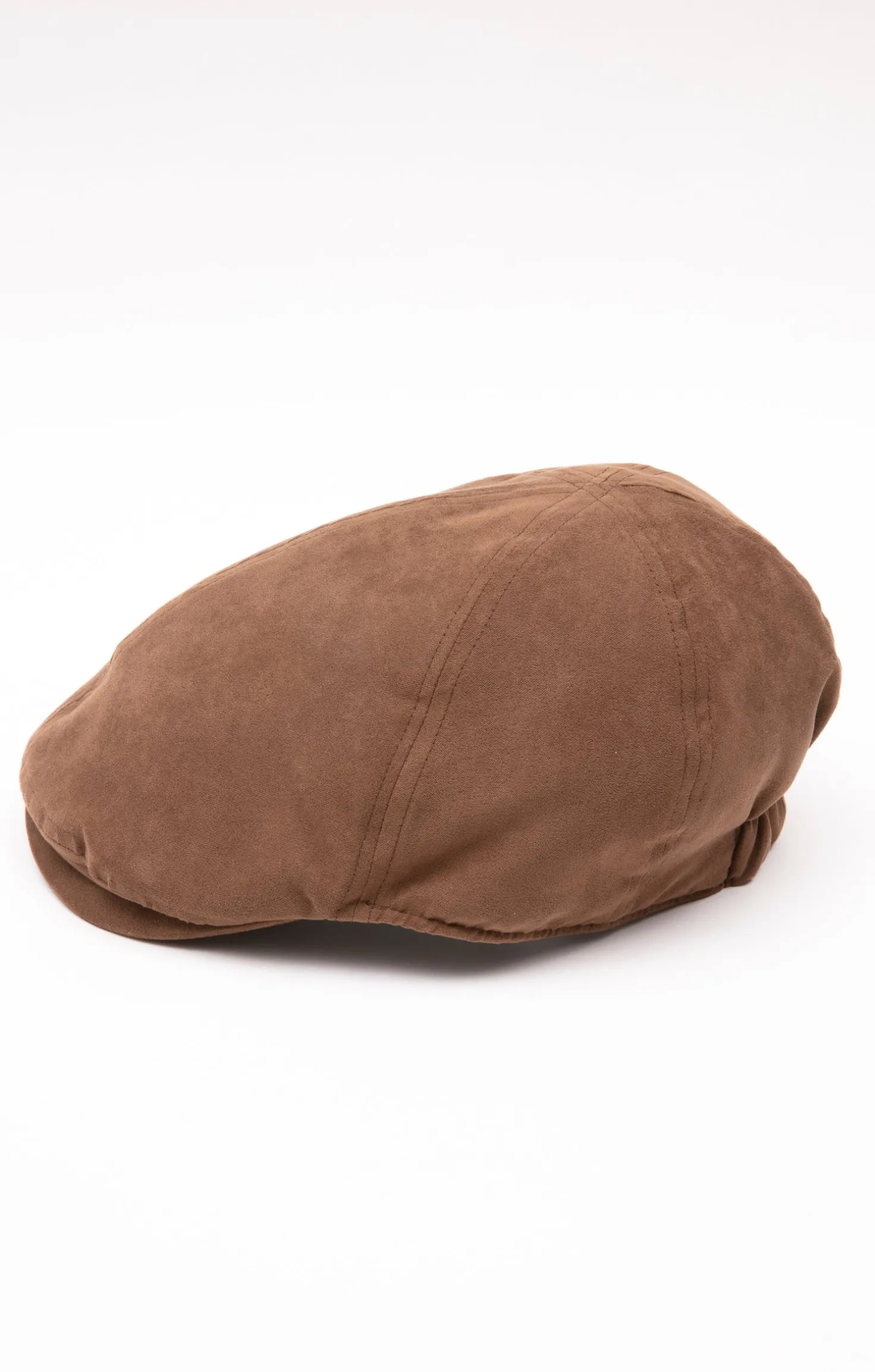 CASQUETTE PLATE SUEDINE -