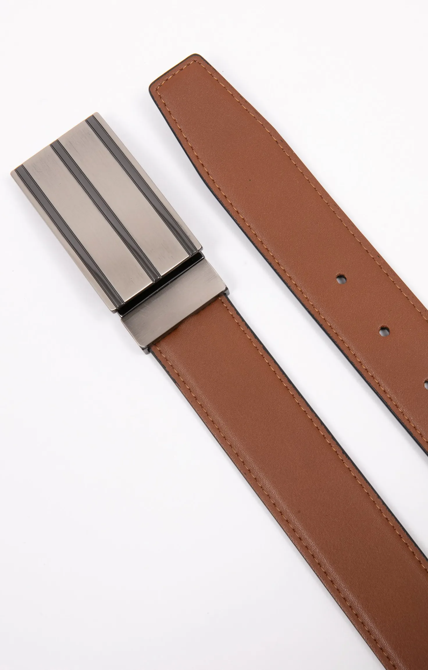 Ceinture à plaque 35mm réversible -