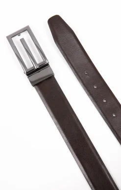 Ceinture à plaque réversible -