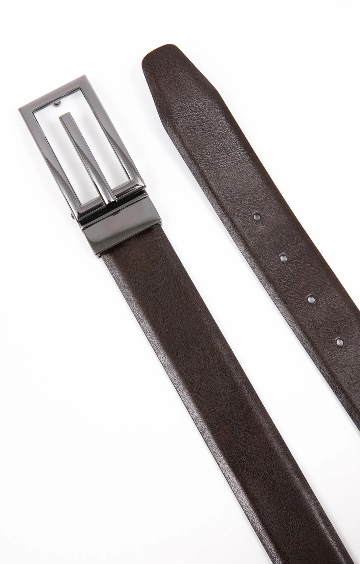 Ceinture à plaque réversible -