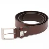 Ceinture en cuir pleine fleur -