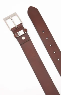 Ceinture en cuir pleine fleur -