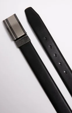 Ceinture New Lines cuir pleine fleur -