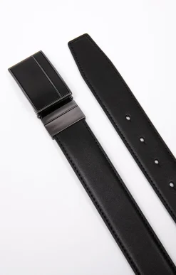 Ceinture réversible plaque -