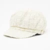 Chapeau gapette avec fils métalliques -