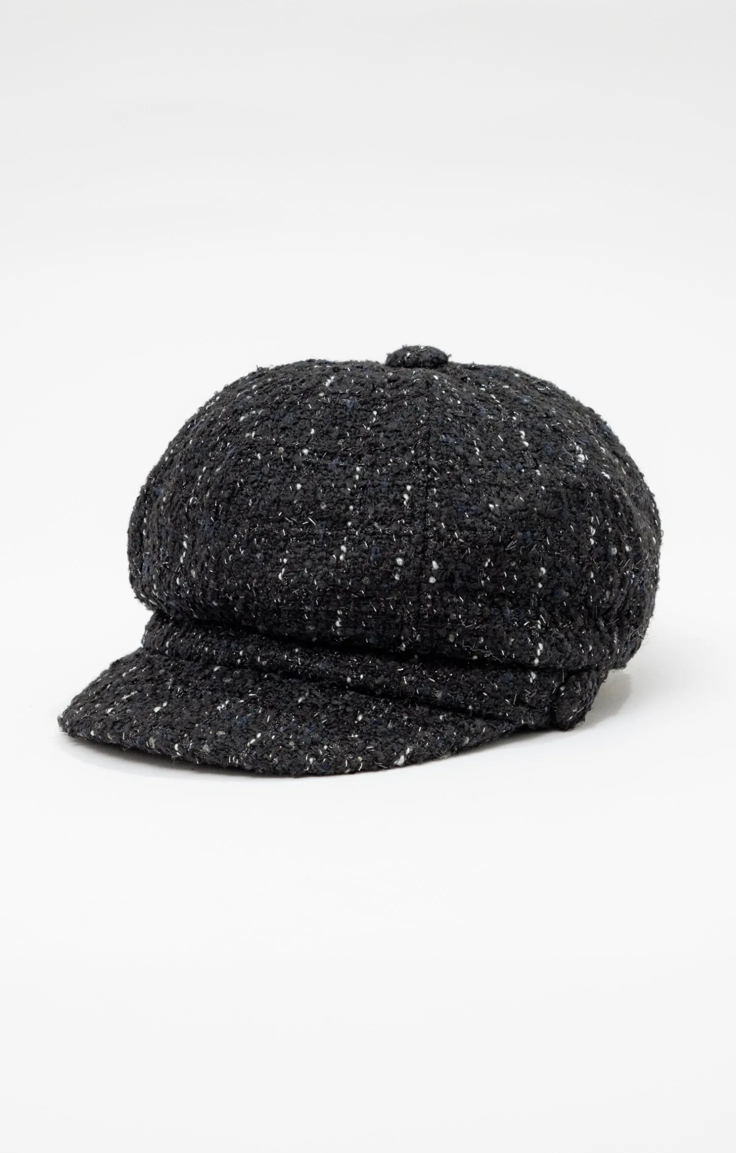 Chapeau gapette avec fils métalliques -