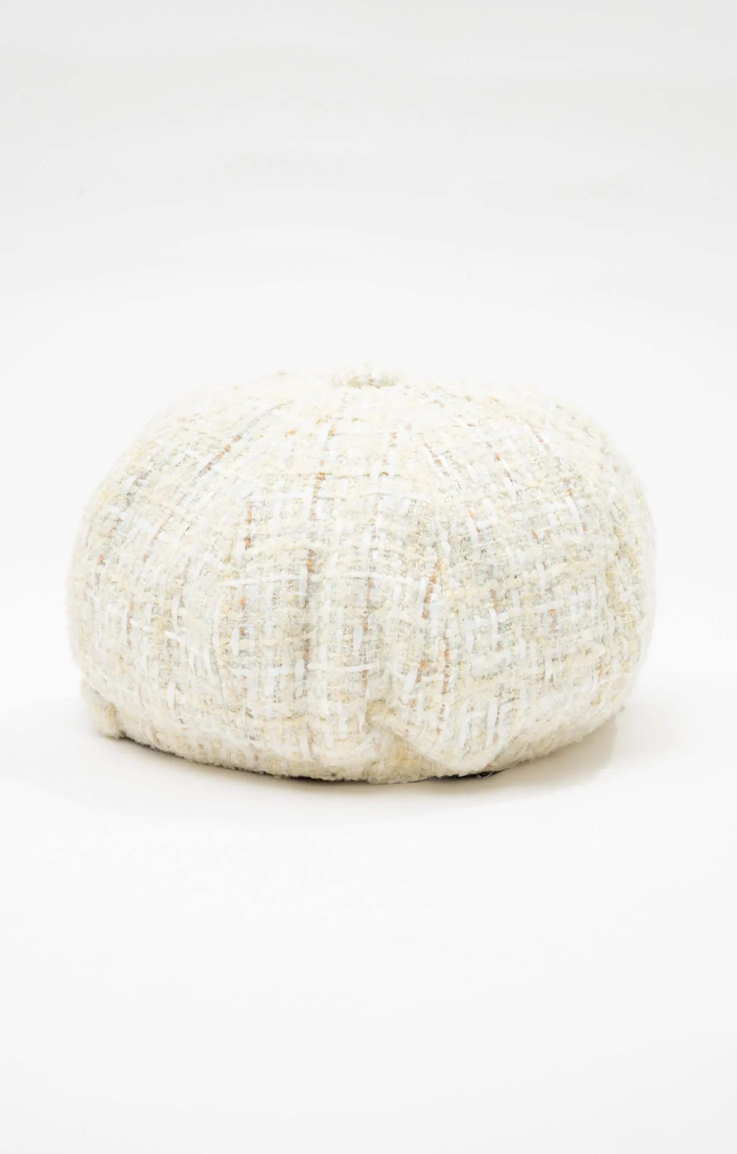 Chapeau gapette avec fils métalliques -
