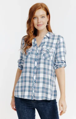 chemise à carreaux -