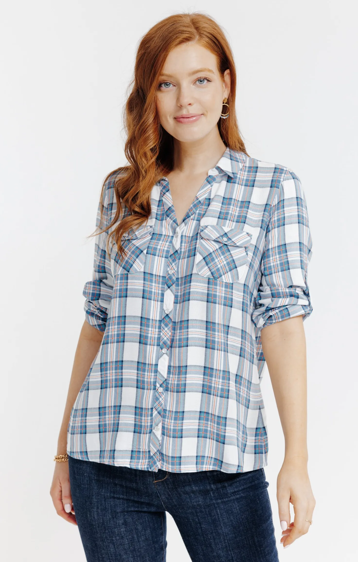 chemise à carreaux -