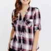 chemise à carreaux -