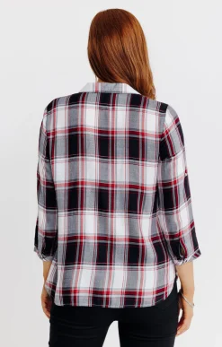 chemise à carreaux -