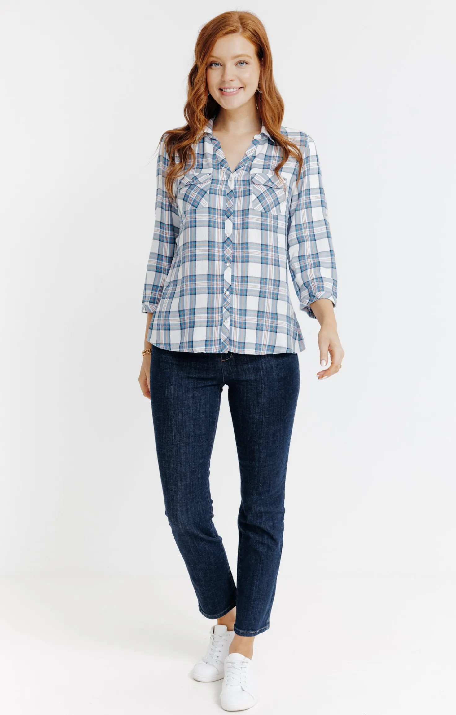 chemise à carreaux -