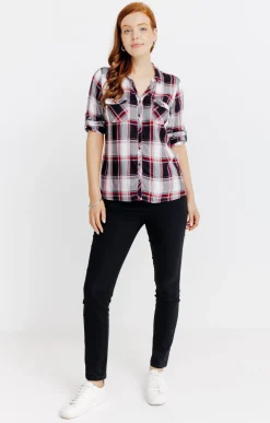 chemise à carreaux -