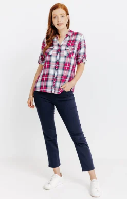 chemise à carreaux -