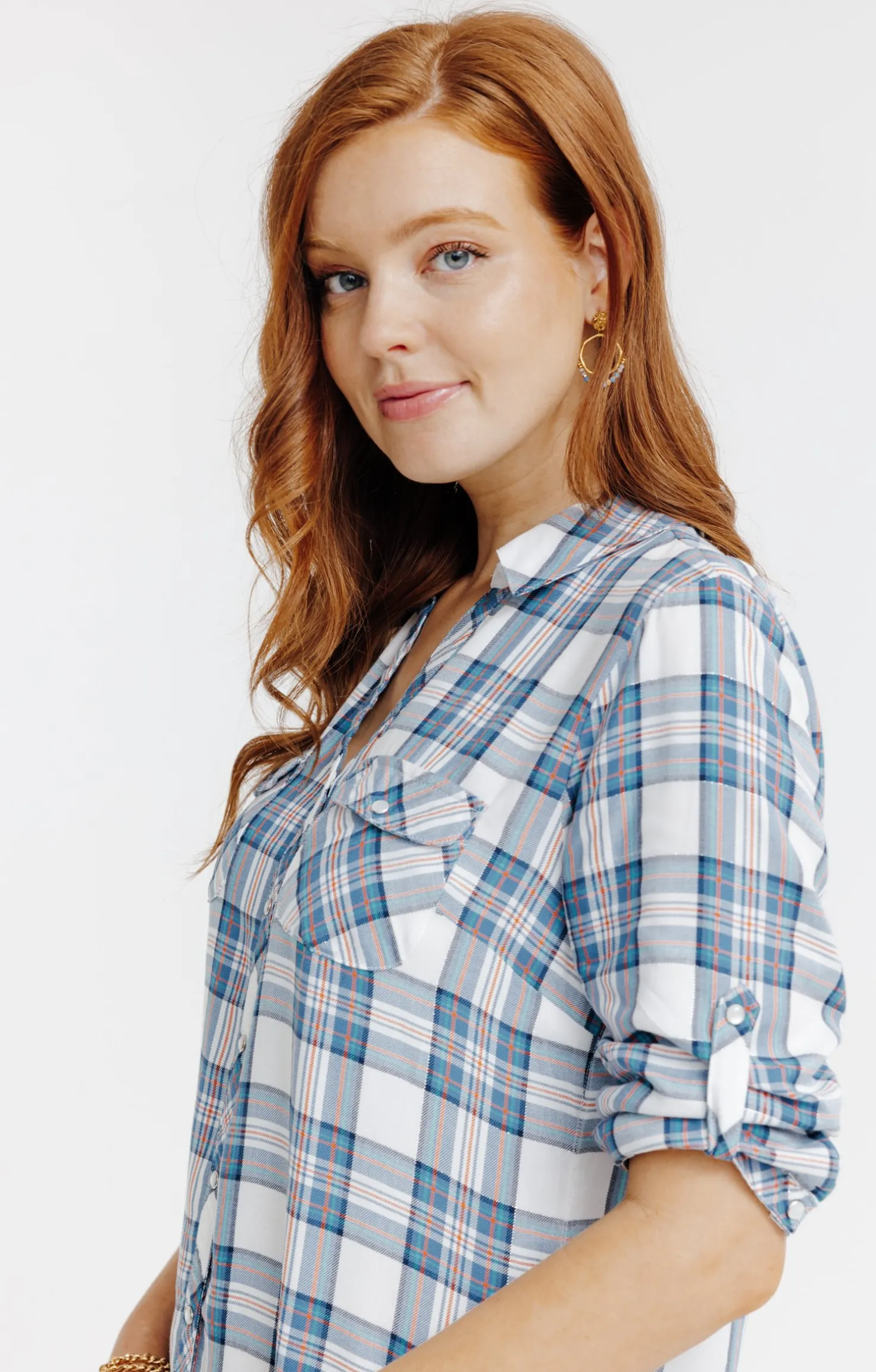chemise à carreaux -