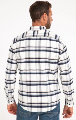 Chemise à carreaux manches longues NESS -