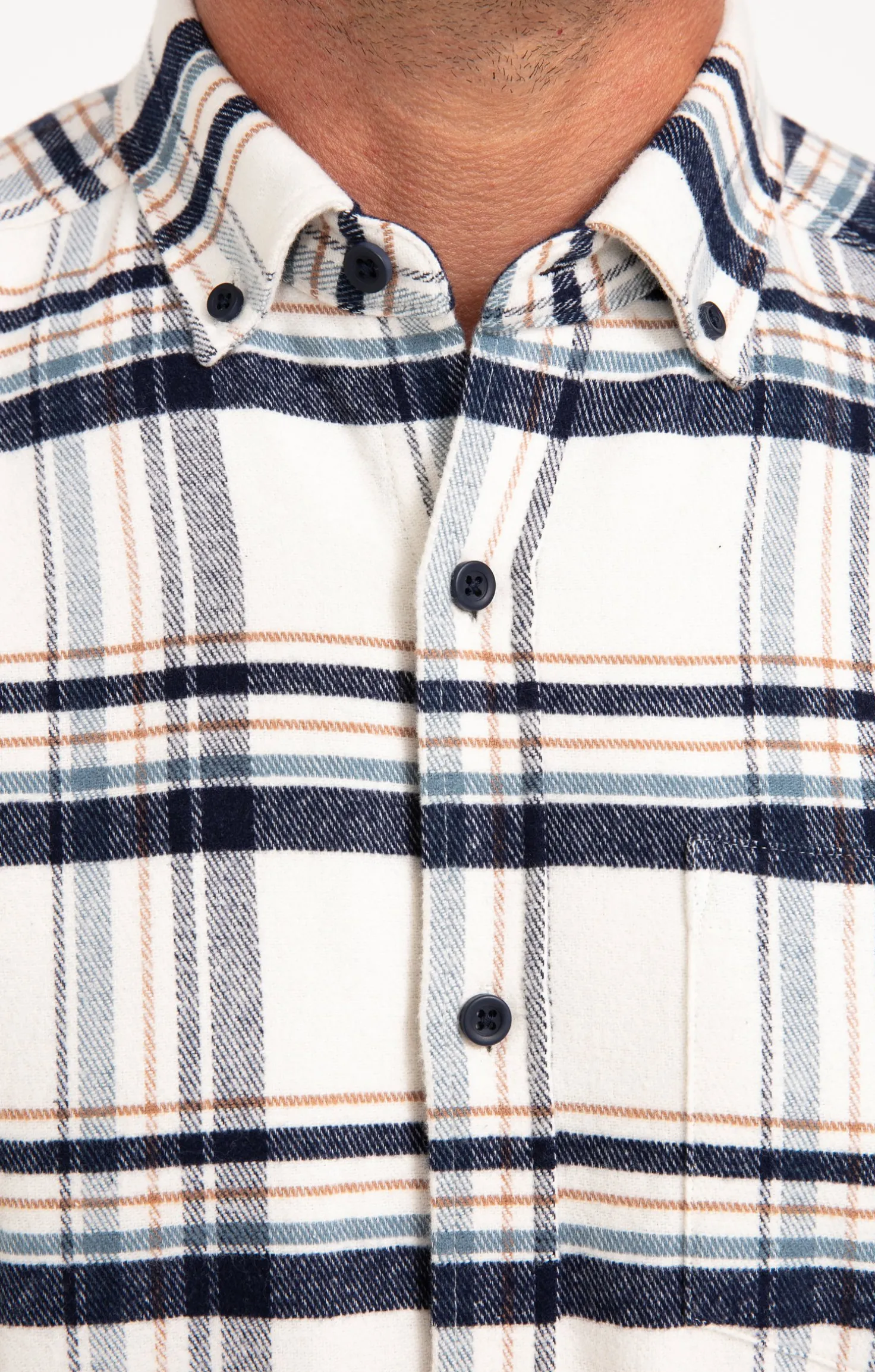 Chemise à carreaux manches longues NESS -