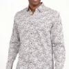 Chemise à manches longues MARCUS Gris -