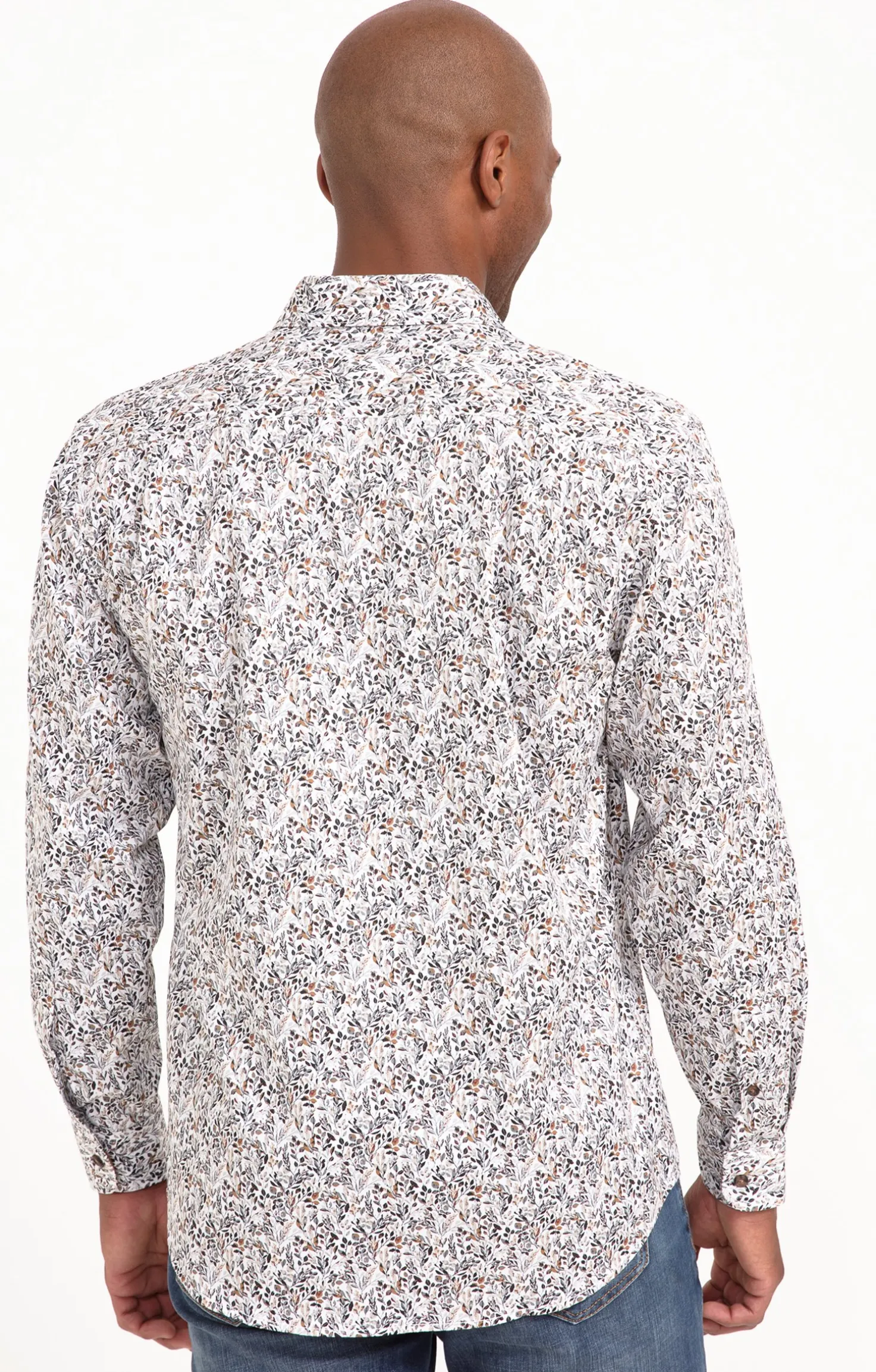 Chemise à manches longues MARCUS Gris -