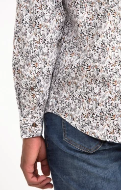 Chemise à manches longues MARCUS Gris -