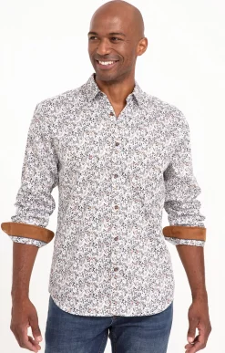 Chemise à manches longues MARCUS Gris -