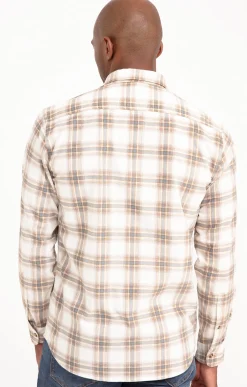 Chemise en velours écru -