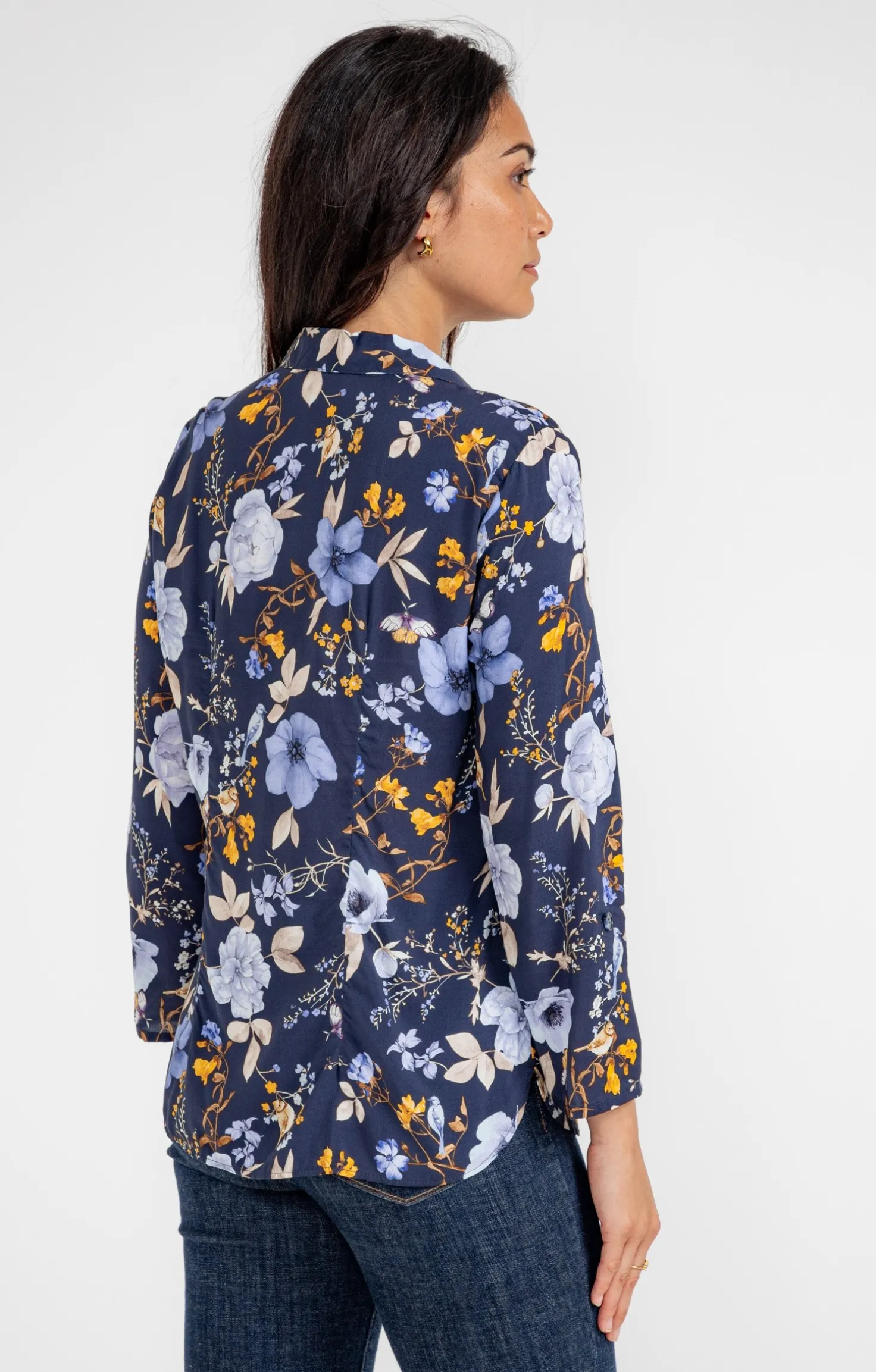 Chemise imprimé fleuri -